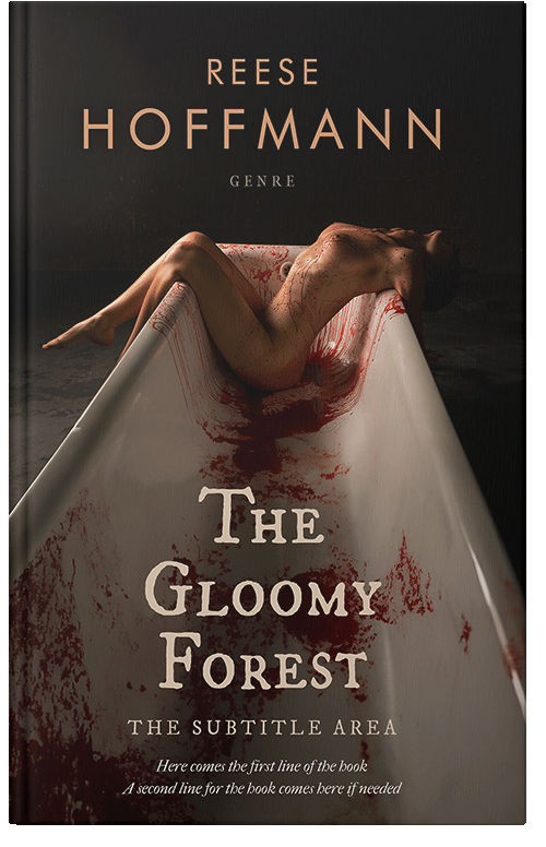 Front view of Premade Mystery & Thriller & Suspense Book Cover - Oil