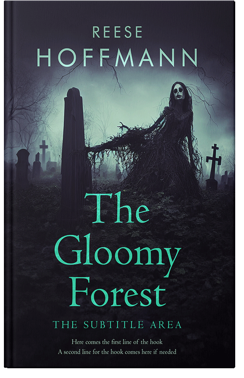 Front view of Gulf Stream #32555 - Premade Horror Book Cover