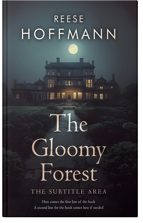 Front view of Premade Mystery & Thriller & Suspense Book Cover - Shark