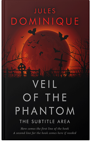 Pre Made Book Cover Graphite