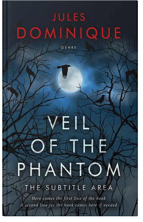 Front view of Premade Horror Book Cover - Big Stone