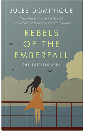 Pre Made Book Cover Blue Smoke