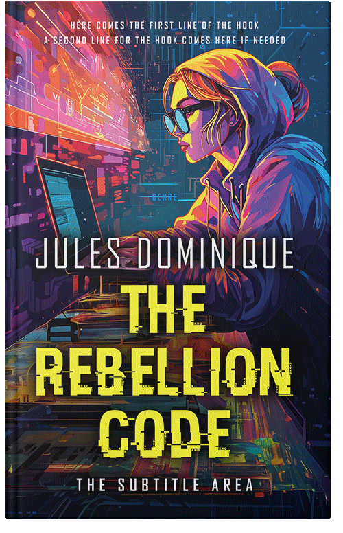 Front view of Di Serria #32587 - Premade Science Fiction Book Cover