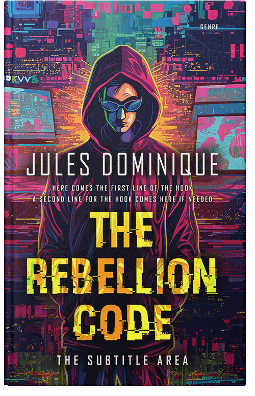 Front view of Di Serria #32588 - Premade Science Fiction Book Cover