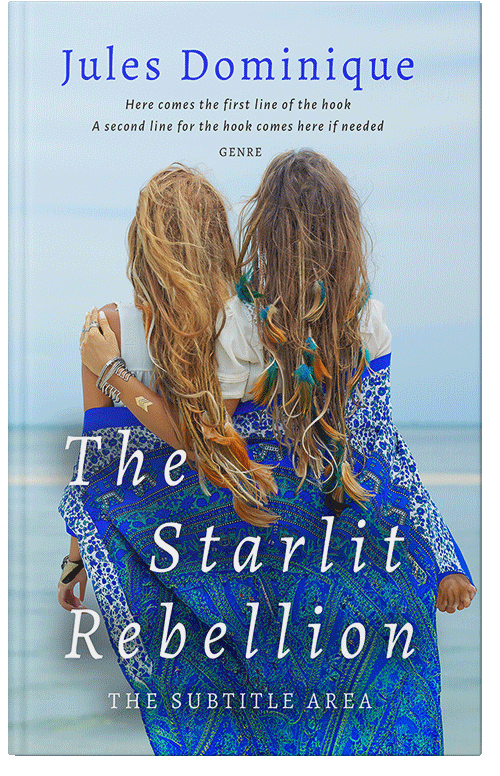 Front view of Premade Romance Book Cover - Chathams Blue