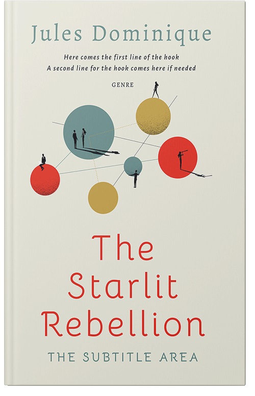 Front view of Premade Business Book Cover - Satin Linen