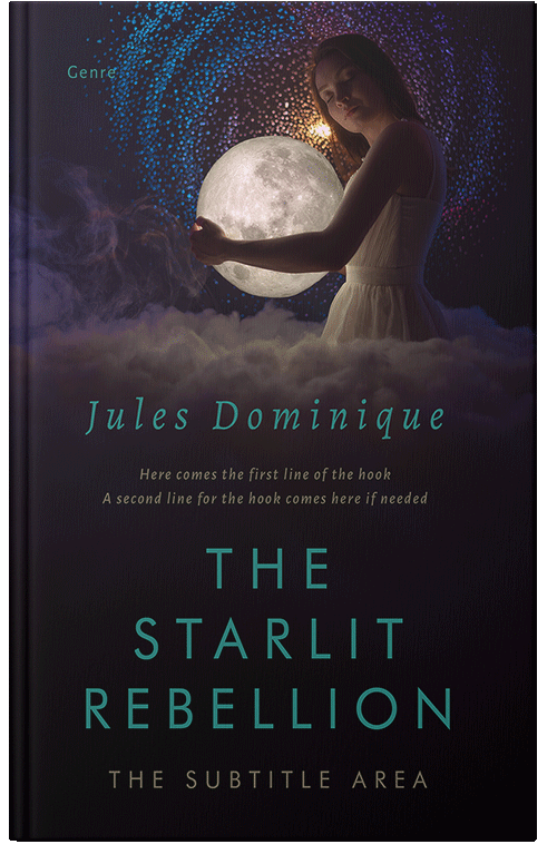 Front view of Premade Fantasy Book Cover - Cinder