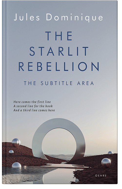 Front view of Bombay #32602 - Premade Science Fiction Book Cover