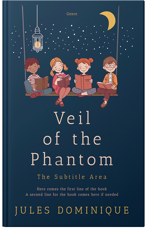 Front view of Premade Children's Book Cover - Tarawera