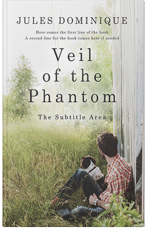 Pre Made Book Cover Moon Mist