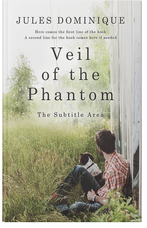 Front view of Premade Literary Fiction Book Cover - Moon Mist