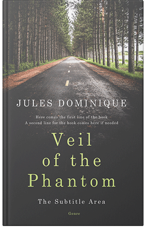 Pre Made Book Cover Fuscous Gray