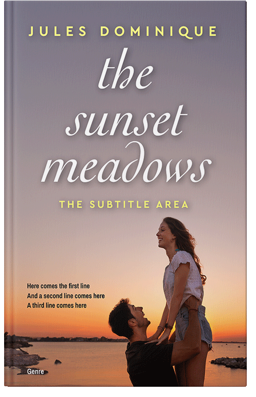 Front view of Premade Romance Book Cover - Del Rio