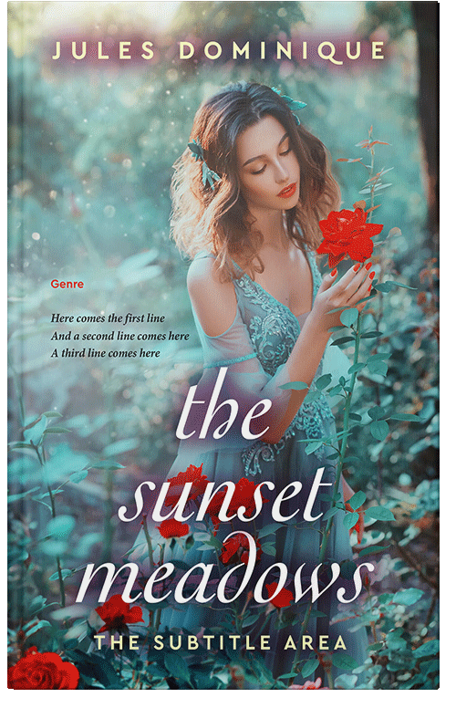 Front view of Juniper #32637 - Premade Fantasy Book Cover