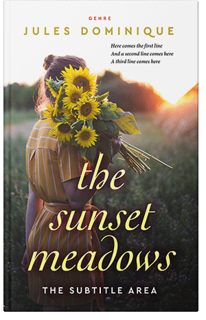 Pre Made Book Cover Taupe