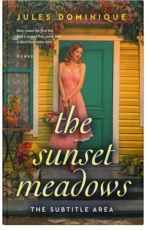 Front view of Premade Literary Fiction Book Cover - Heavy Metal