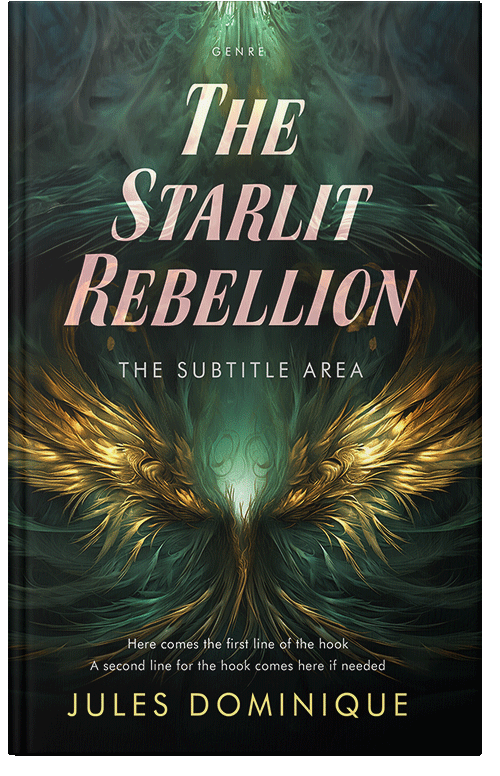 Front view of Green Kelp #32643 - Premade Fantasy Book Cover