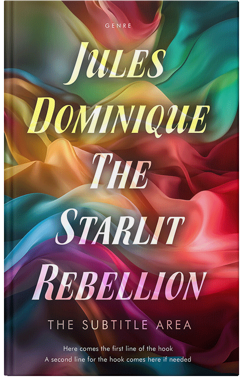 Front view of Taupe #32644 - Premade Abstract Book Cover