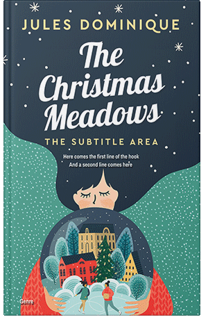 Pre Made Book Cover Blue Dianne