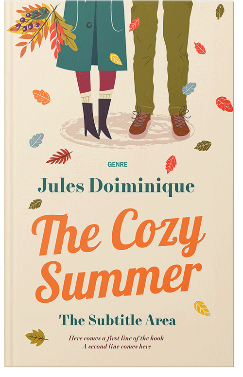 Front view of Citrine White #32671 - Premade Romance Book Cover