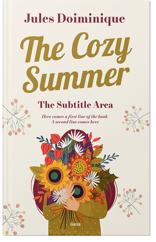 Front view of Premade Literary Fiction Book Cover - Rum Swizzle