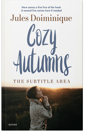 Pre Made Book Cover Ecru White