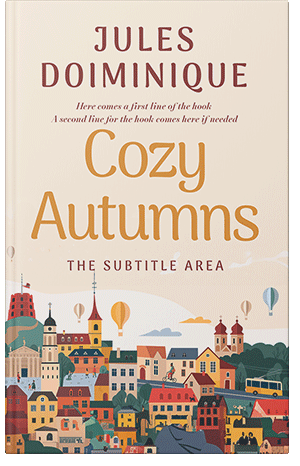 Pre Made Book Cover Linen