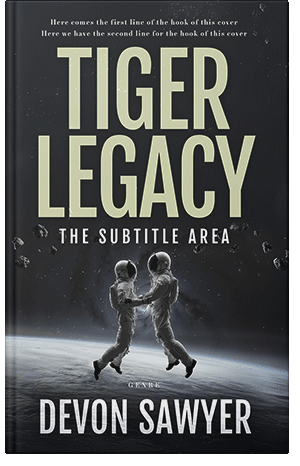 Pre Made Book Cover Foggy Gray