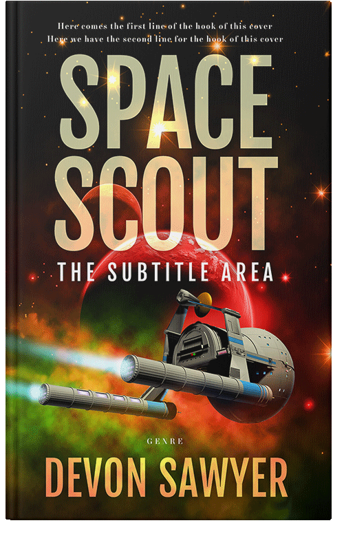 Front view of Premade Science Fiction Book Cover - Tumbleweed