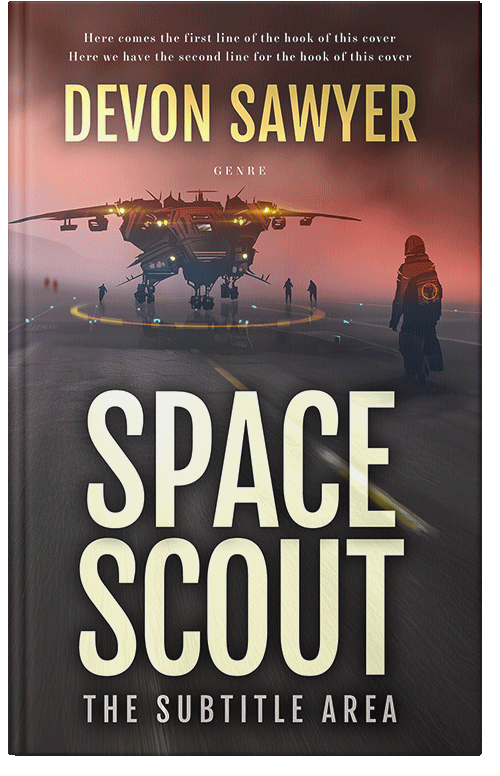 Front view of Premade Science Fiction Book Cover - Cashmere