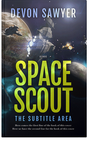 Pre Made Book Cover Turmeric