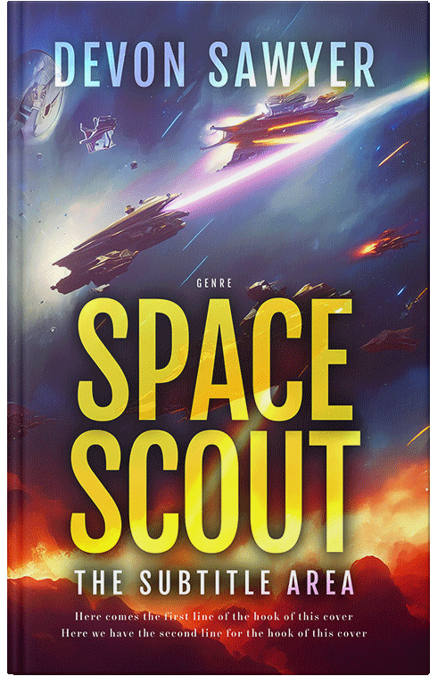 Front view of Premade Science Fiction Book Cover - Voodoo