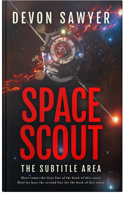 Front view of Premade Science Fiction Book Cover - Cinnabar