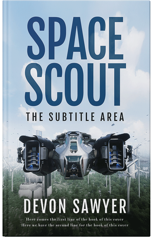 Front view of Big Stone #32693 - Premade Science Fiction Book Cover