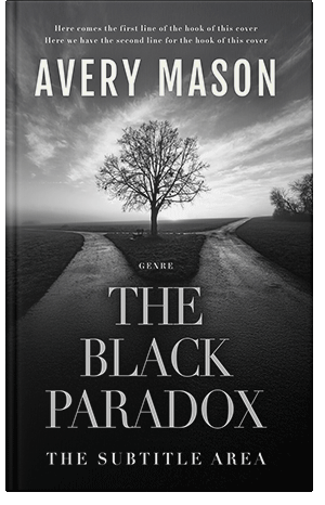 Pre Made Book Cover Quill Gray