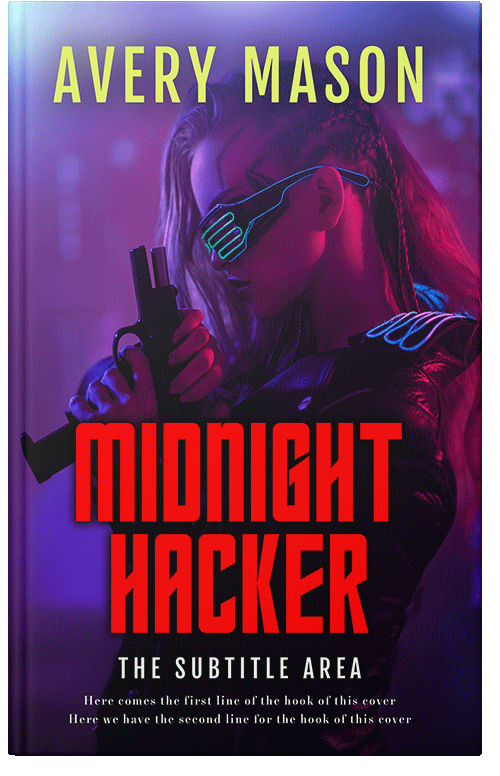 Front view of Premade Science Fiction Book Cover - Valentino