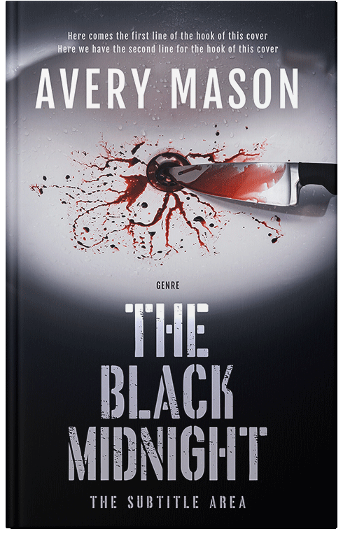 Front view of Premade Mystery & Thriller & Suspense Book Cover - Pale Slate