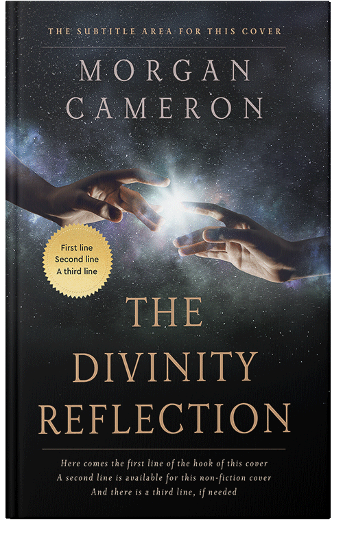 Front view of Premade Religion & Spirituality Book Cover - Woodsmoke