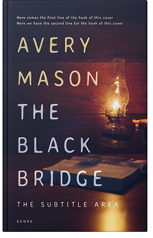 Pre Made Book Cover Bleached Cedar