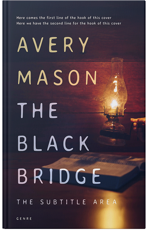 Front view of Premade Mystery & Thriller & Suspense Book Cover - Bleached Cedar