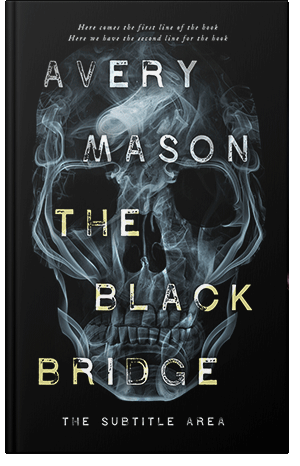 Pre Made Book Cover Black