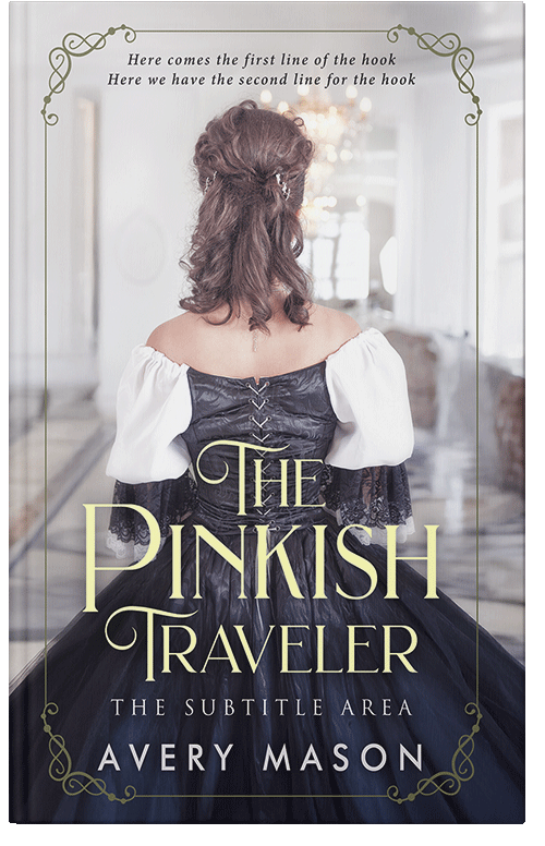 Front view of Premade Historical Book Cover - Charade