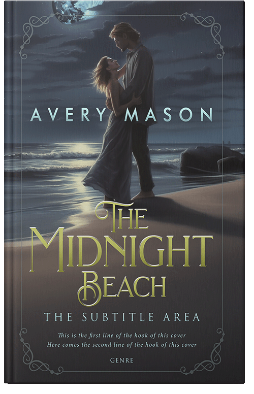 Front view of Premade Romance Book Cover - Tuna