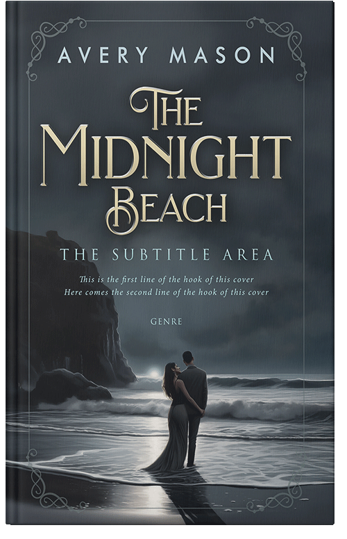 Front view of Premade Romance Book Cover - Outer Space