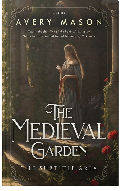 Front view of Zeus #32772 - Premade Historical Book Cover