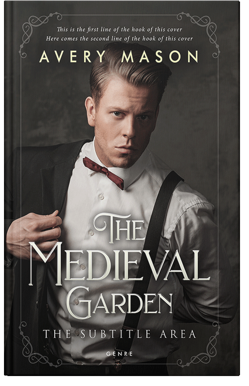 Front view of Premade Royal Romance Book Cover - Dune