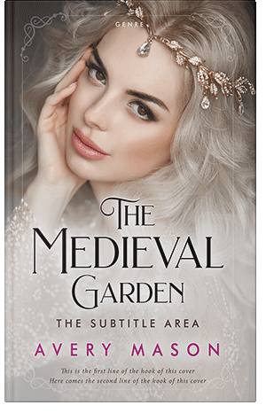 Pre Made Book Cover Swirl