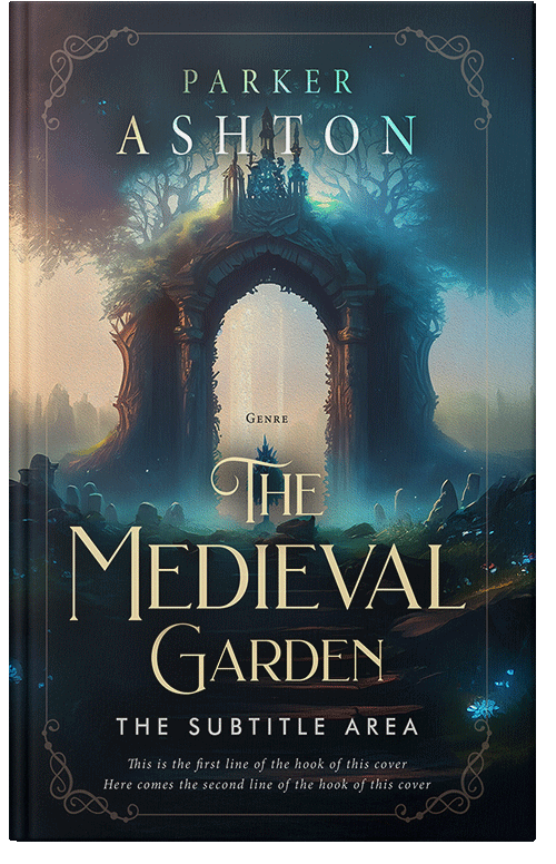 Front view of Premade Fantasy Book Cover - Coral Reef