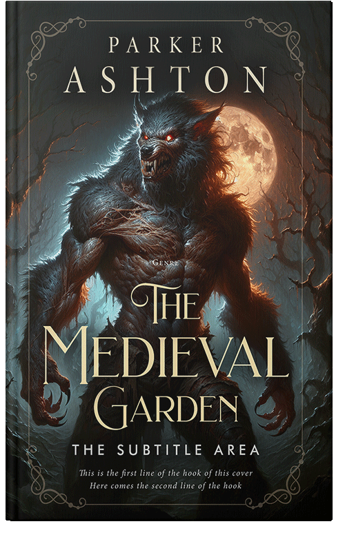 Front view of Premade Fantasy Book Cover - Zeus