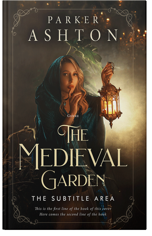 Front view of Premade Fantasy Book Cover - Oil